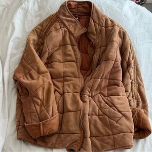 Free People Quilted Dolman Jacket